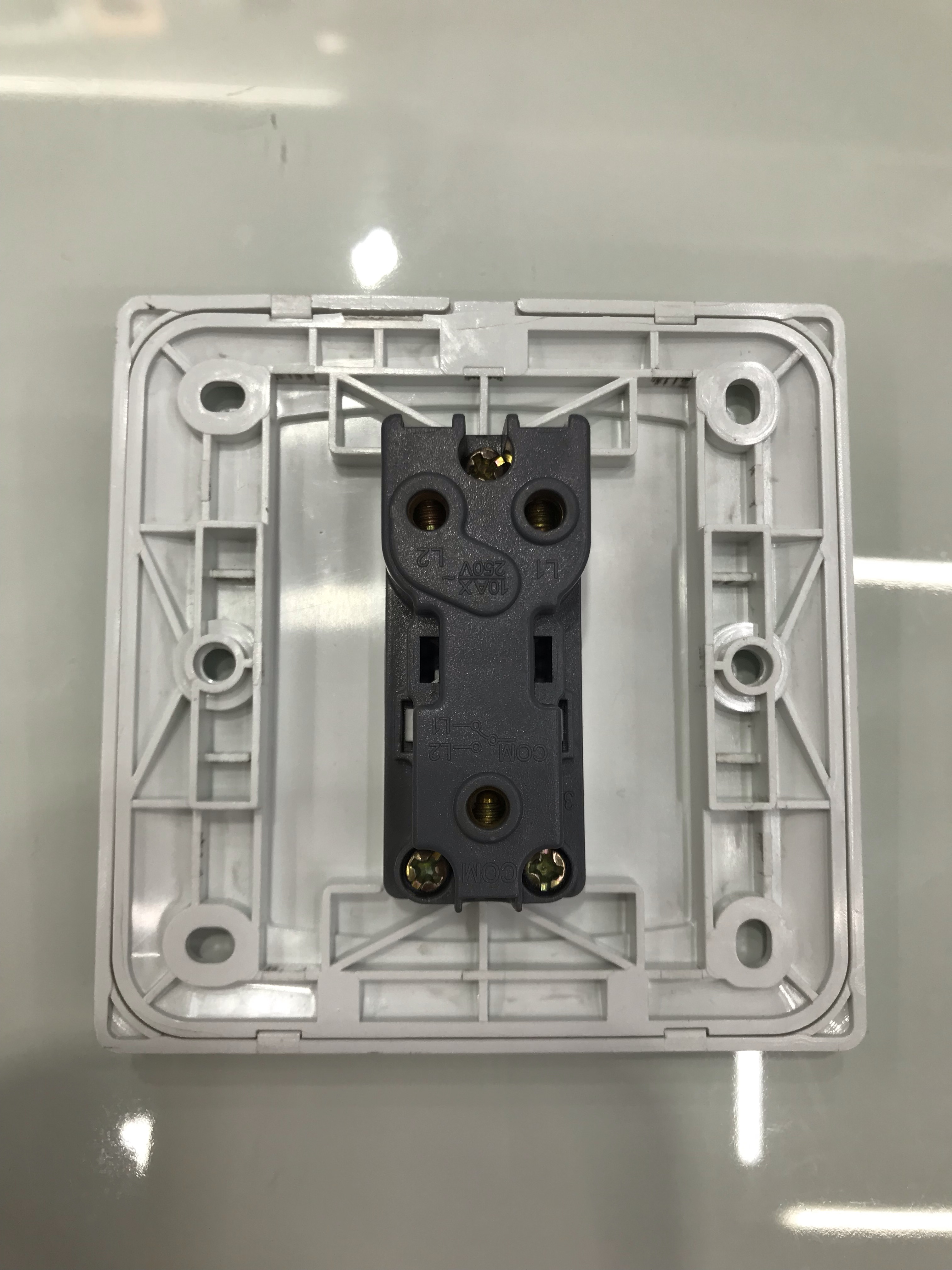 Wall Switch One Open Dual Control Specification drawing