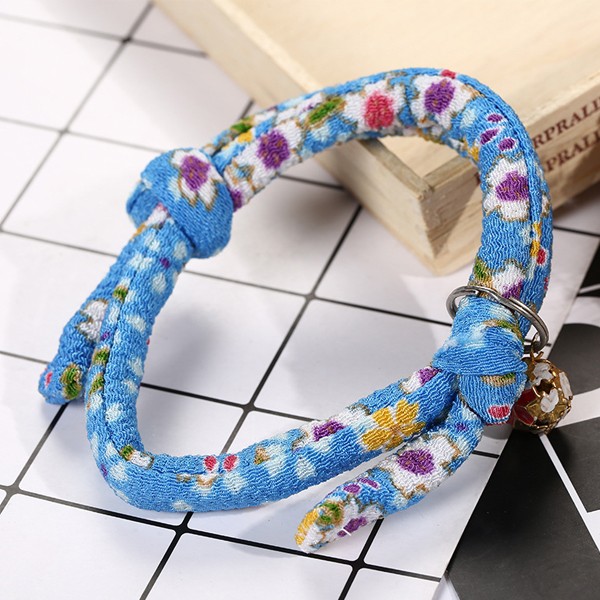 可定制日本和风系列简约民族风可爱宠物通用项圈带铃铛饰品批发详情图5