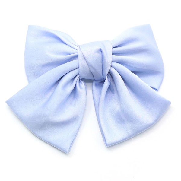 New female Internet celebrity Korean ribbon large bow pearlescent hair clip spring clip sweet and fresh top clip detail image 4