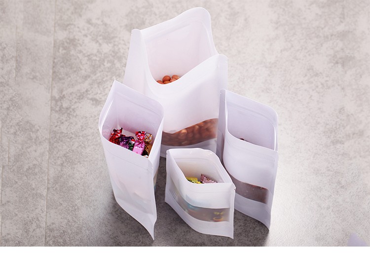瓜子小包装袋牛皮纸自立自封袋 红枣食品袋 现休闲食品袋详情图9