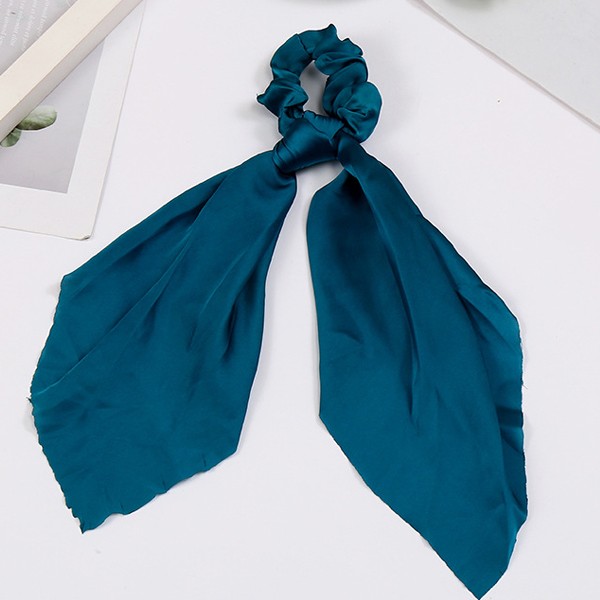 Korean InS-style retro French satin striped hair band, popular large intestine hair tie, hair tie and hair accessory detail image 8