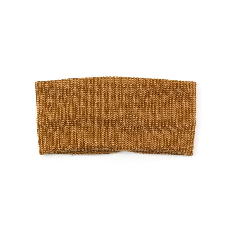 Rainbow knitted hair band, popular headscarf, face wash hair band, fashionable and versatile, outdoor running headband, yoga hair accessory Application Scenario