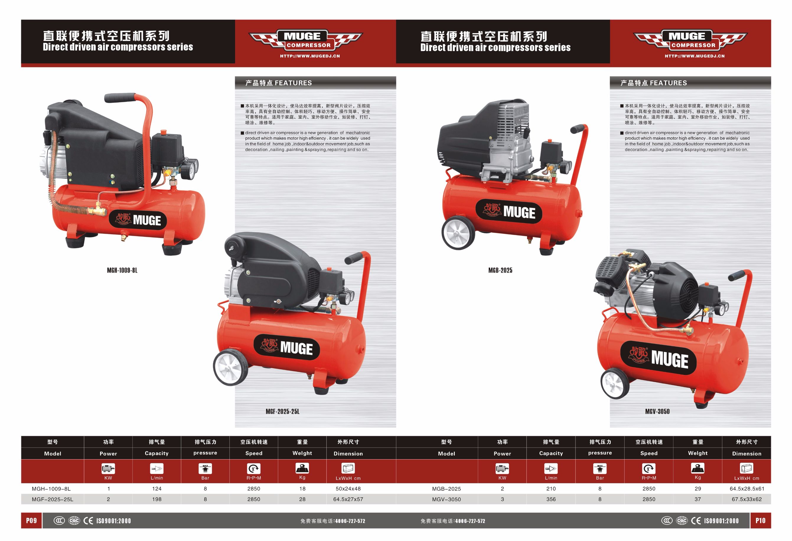 Special machine for air compressor outlet