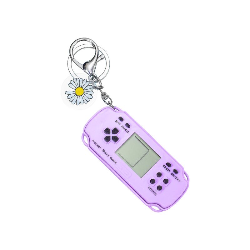 ins Creative mini game key chain Tetris schoolbag student personality gift car widget Item Picture