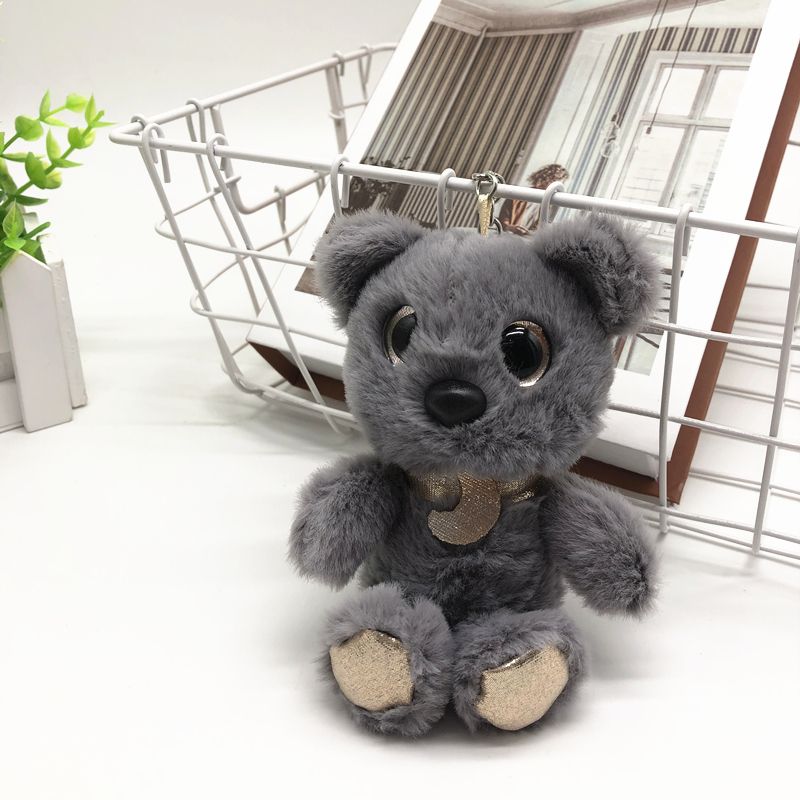 Cute angel fairy cat plush toy keychain small cat pendant lovers pendant machine doll doll
