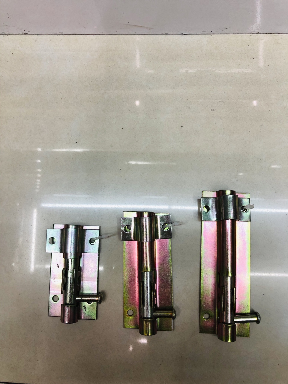 Heavy duty colored zinc bolt thumbnail