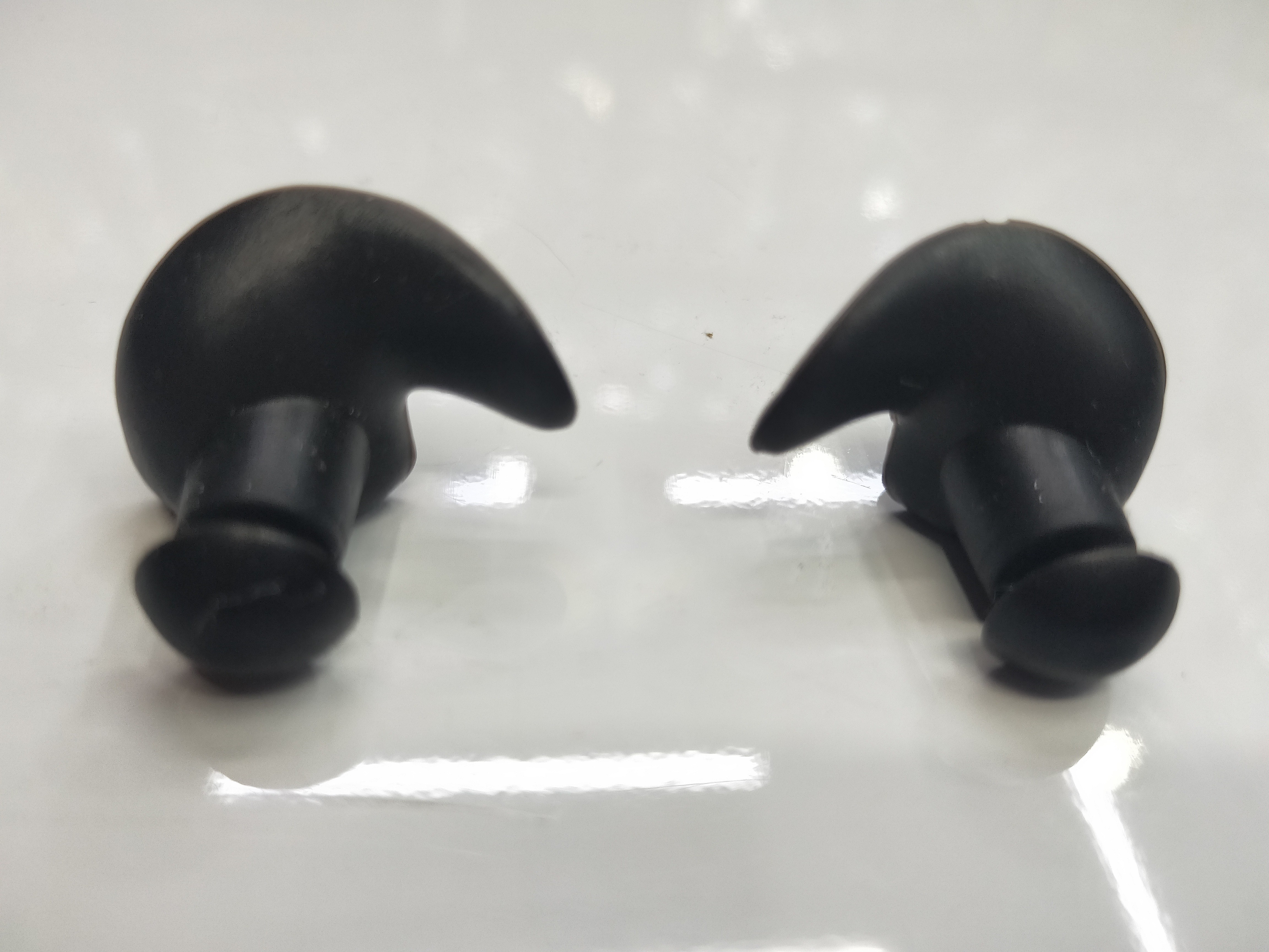 厂家直销花型耳形硅胶耳塞 游泳配件批发NC6花型耳塞 黄色详情图8