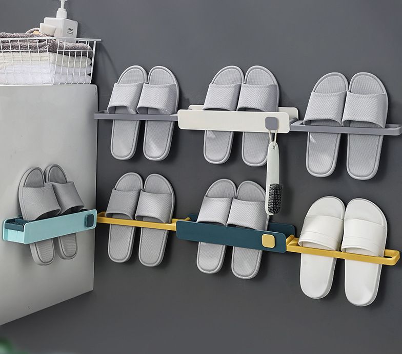 One variable three-fold slipper rack for non-punch bathroom towel rack for bathroom 1 variable 3 slipper rack for bathroom