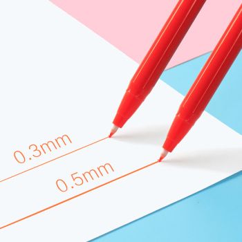 monami3000 Watercolor Pen Set, colorful fiber tip gel pens, watercolor pens, 36-color outline pens Specification image
