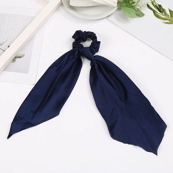 Korean InS-style retro French satin striped hair band, popular large intestine hair tie, hair tie and hair accessory Item Picture