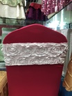 玫瑰花椅背装饰椅背花弹力拼接通用款颜色可定做