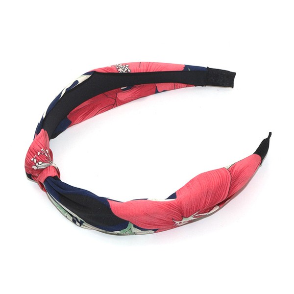 Direct sales from the manufacturer of cross-border fashion printed fabric hair bands, floral knotted headbands and leopard print headwear from Europe and America pic 5