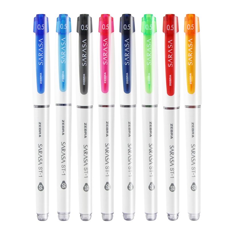 ZEBRA Zebra Sarasa ST-1 Cap Gel Pen JJZ58 Color Gel Pen 0.5 Excellent Student tool Item Picture