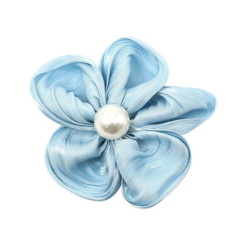 Japanese and Korean versions of the popular forest-themed pearl silk flower fabric hair clips, flower duckbill clips, and sweet girl-style hair tail clips Item Picture