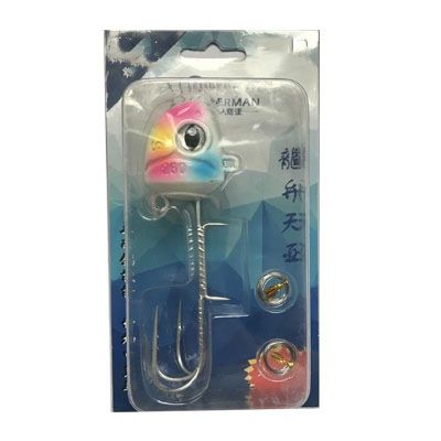 Superman with hook Lua Tien Tien big glow-lit lead tien Tien killer fish in the ocean fishing for strong hooks details Picture