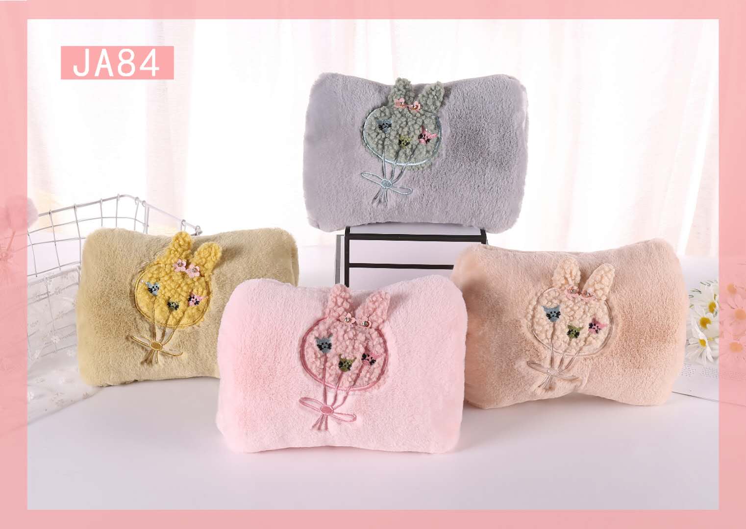 新款毛绒暖手宝 卡通充电电热水袋 防爆 暖水袋批发16