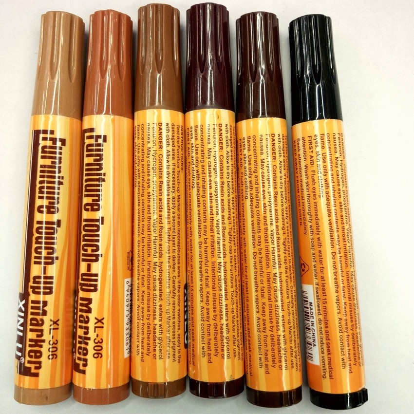木纹补色笔 家具补漆笔 地板维修划痕掉漆补色 刀头地板笔 XL-306