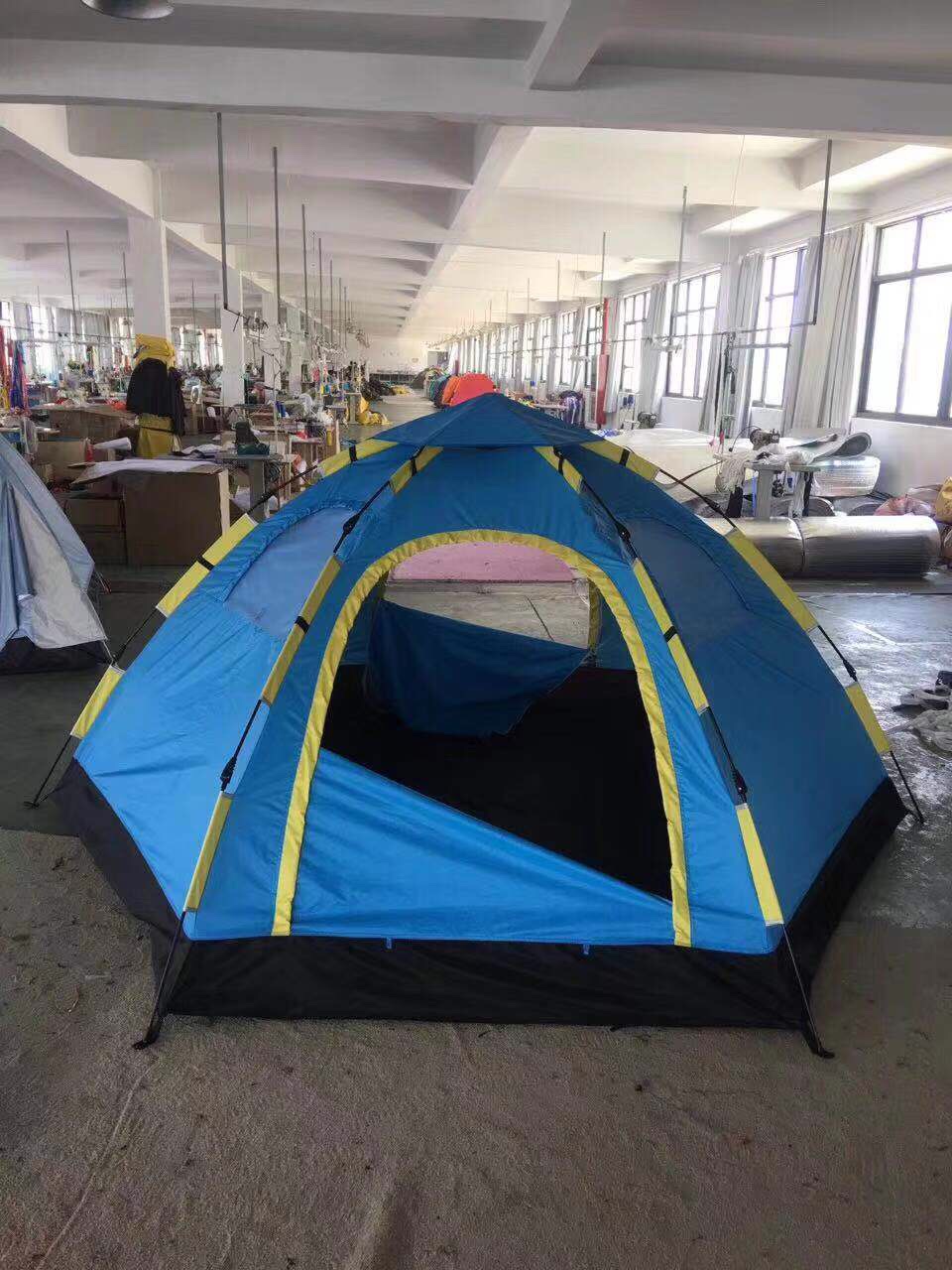 自动六角帐篷