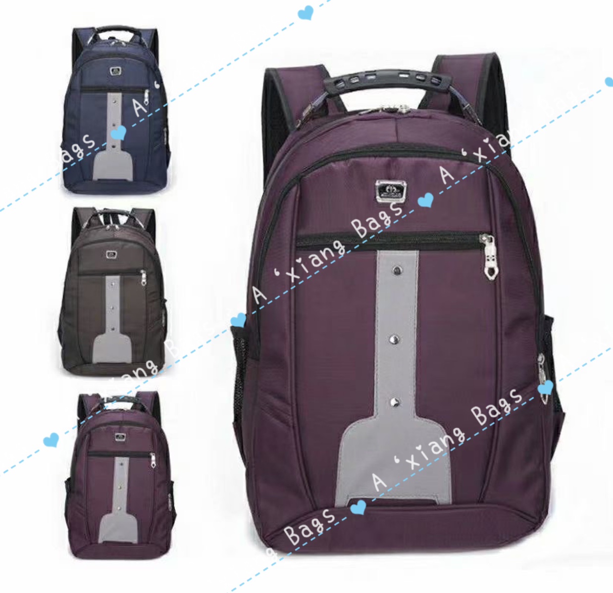 钢丝手提双肩电脑背包 特价！产品图