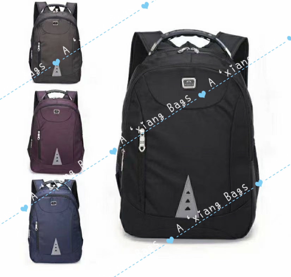 钢丝手提双肩电脑背包 特价款产品图