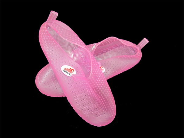 厂家直销 搏路潜水鞋 沙滩鞋 透明水晶鞋 游泳鞋BL088粉色37码详情图2