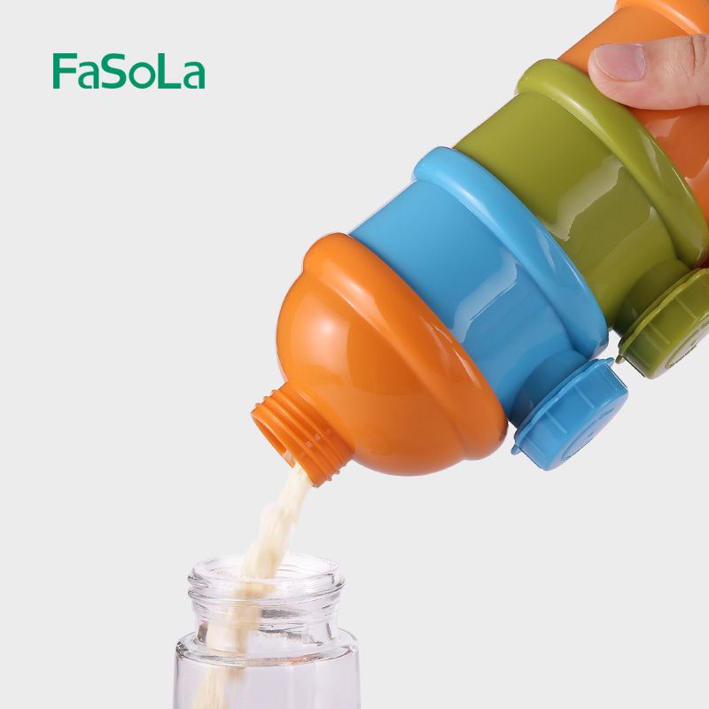 FaSoLa奶粉盒便携式外出装婴儿奶粉罐大容量密封罐宝宝方便奶粉格详情图2