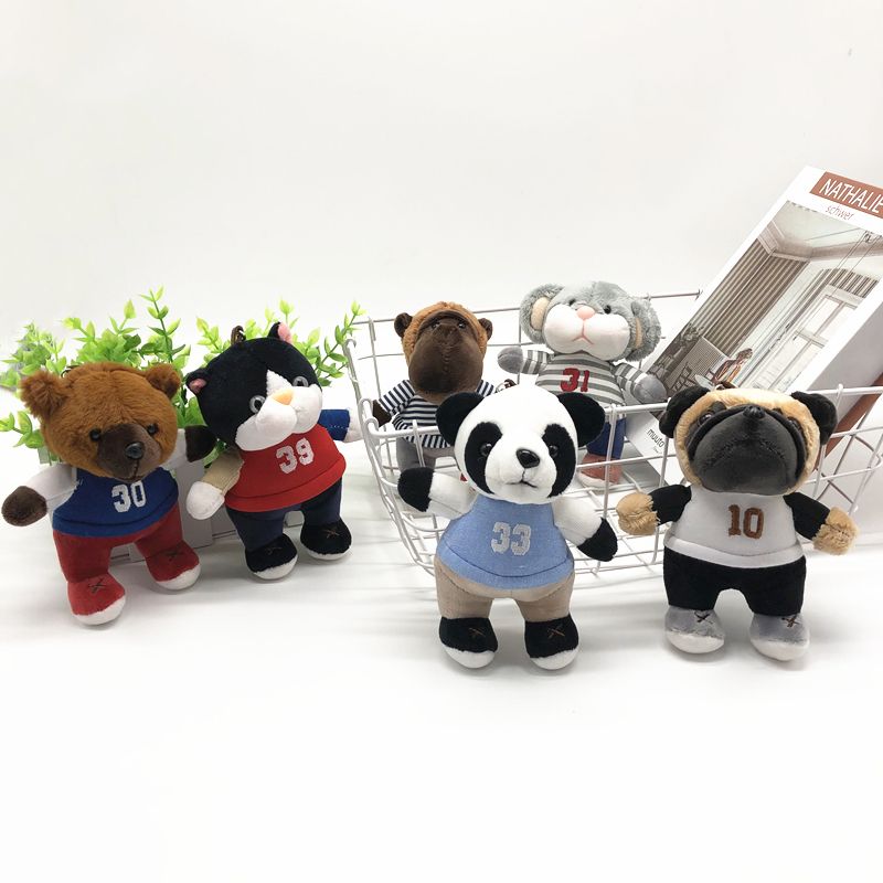 Plush toy key chain Gorilla pendant Dog pendant doll machine