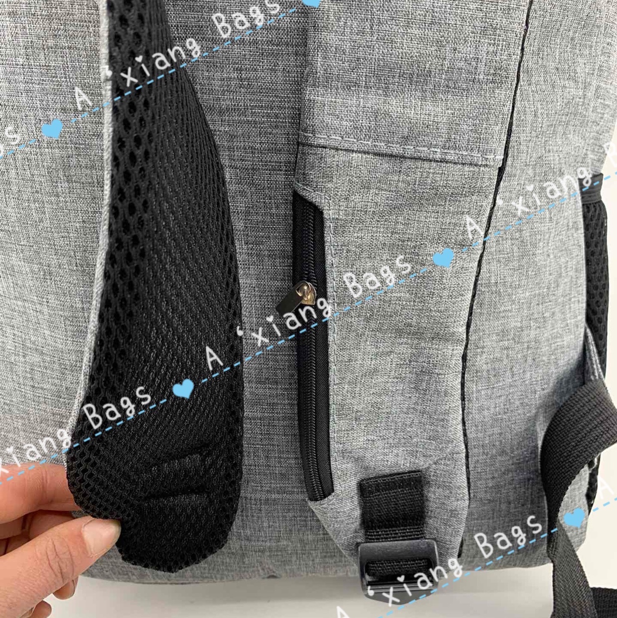 多功能电脑双肩背包 带锁 带USB详情图6