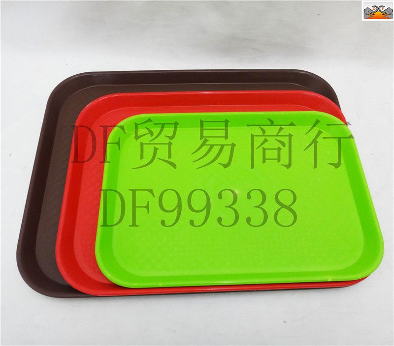 DF99338 New ingredients fast food plate Plastic rectangular tray pass dishes Serving dishes Serving dishes Plastic plate DF TRADING HOUSE