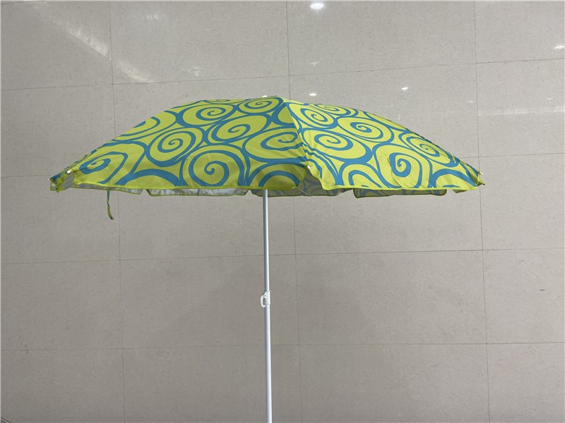 90公分沙滩伞36寸沙滩伞绿色花纹图案详情图1
