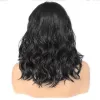 New wig for European and American women, small lace, slightly curly, medium-long curly, corn silk and synthetic fiber hair cover Application Scenario