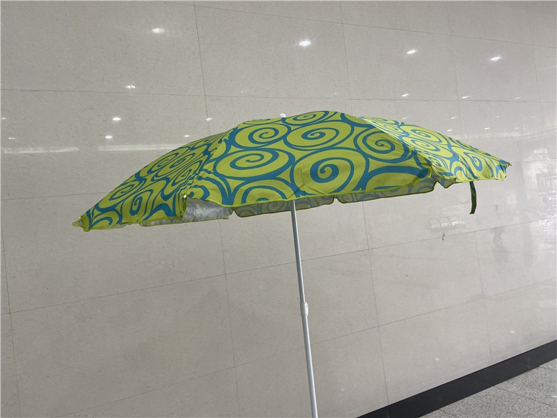 90公分沙滩伞36寸沙滩伞绿色花纹图案详情图4