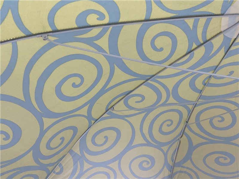 90公分沙滩伞36寸沙滩伞绿色花纹图案详情图5