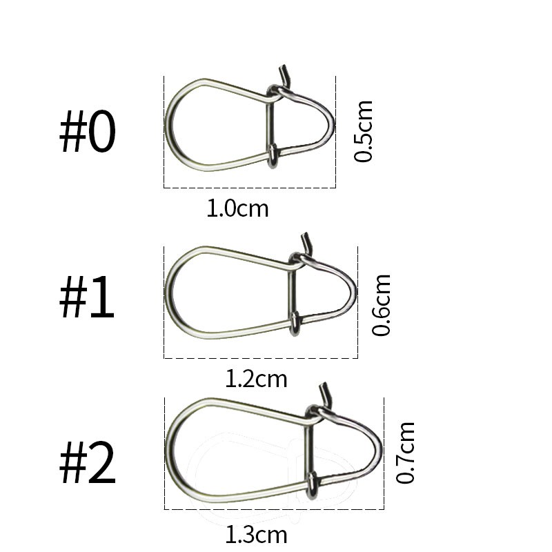Japanese EverGreen gourd-shaped fast lane strong universal 8-shaped round-belted pin fake bait connector accessory detail image 1