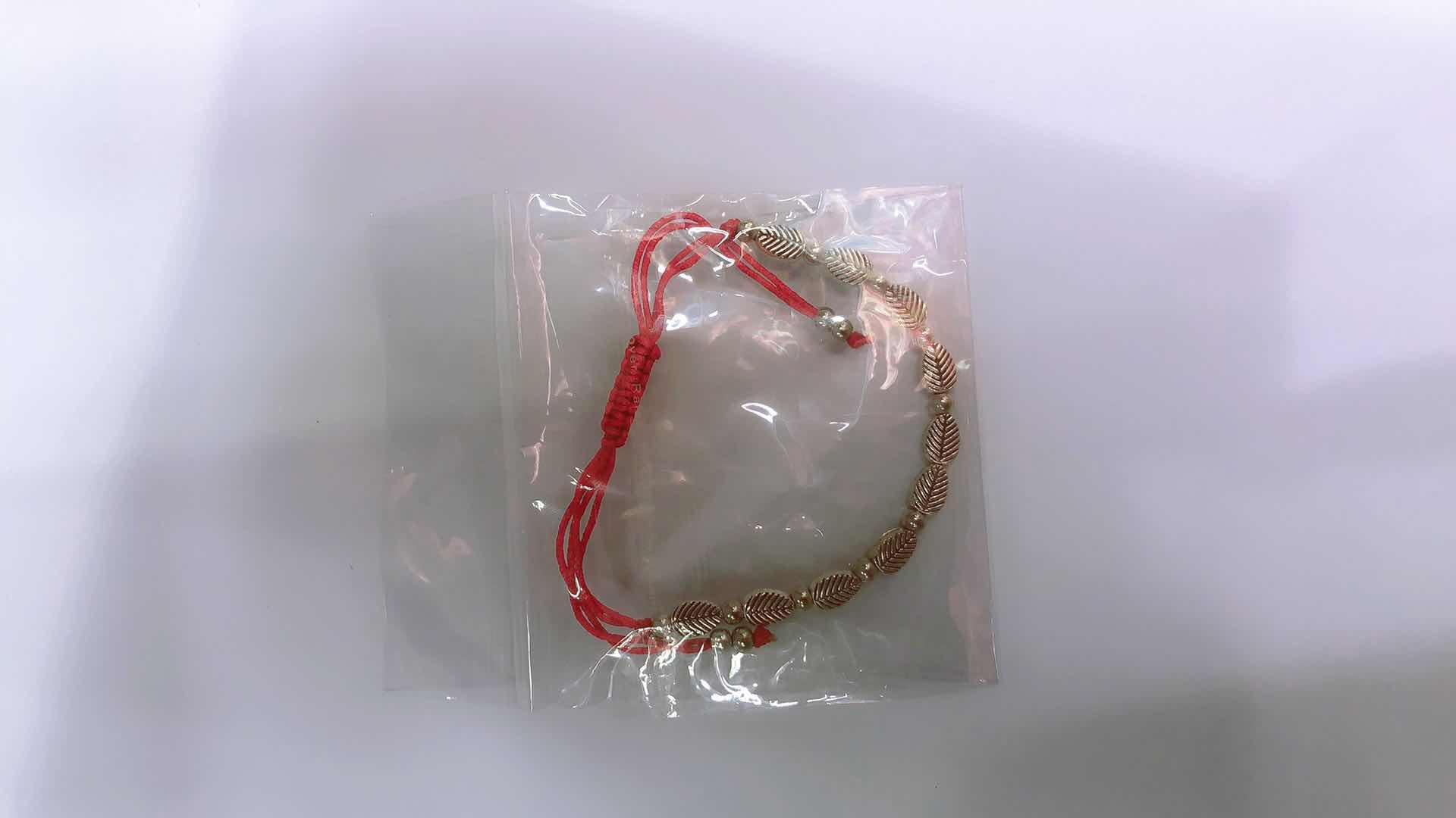 No. 72 Jade Thread Through Middle End Flat Knot Bracelet Alloy Fish Plus Ccb Tail Two Ccb full figure