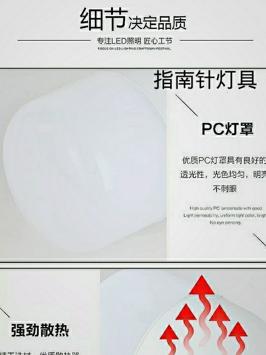 厂家直销led灯泡超亮节能灯家用商用高富帅E38瓦螺口照明灯护眼灯详情图6