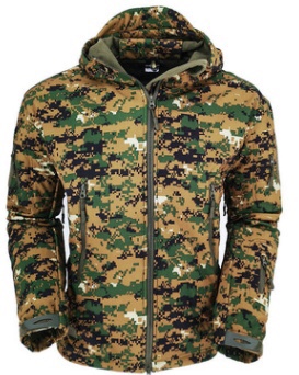 Sharkskin down jacket, outdoor camouflage down jacket undefined