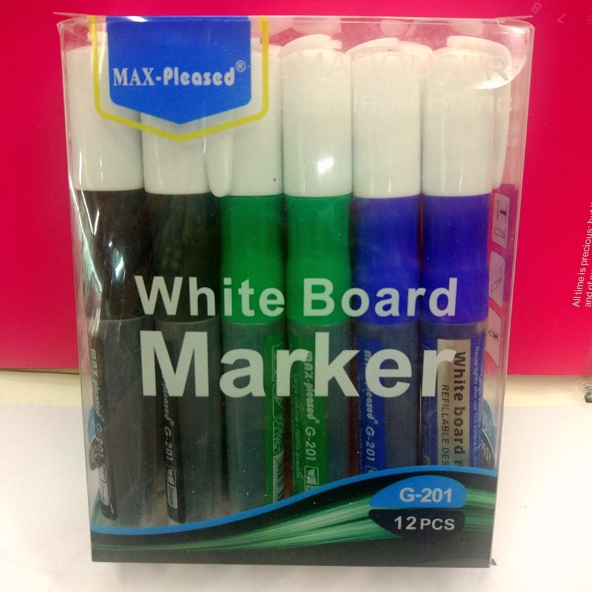 G-201 Interchangeable Core Whiteboard Pen Interchangeable Ink Bag Whiteboard Pen Round Head Cutter Head Oblique Head Whiteboard Pen undefined