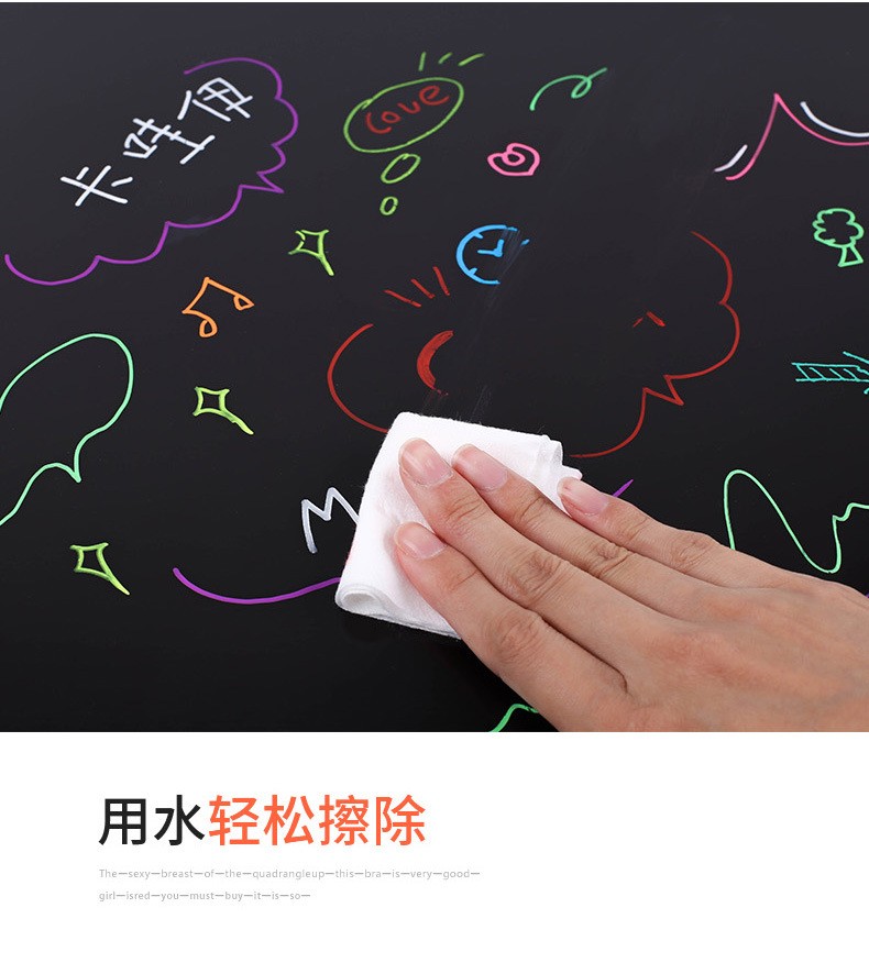 Factory direct sales, Guangna 2085 color dust-free liquid chalk, teaching and office erasable writing pen set wholesale pic 13