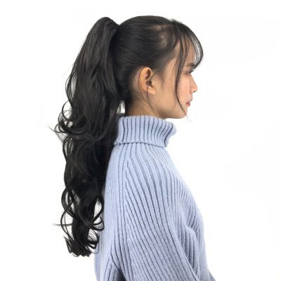 New European and American style wigs with curly hair claws, ponytail and tiger clips, and synthetic fiber wigs Specification image