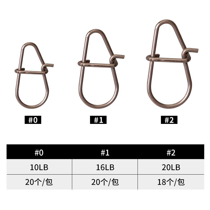 Japanese EverGreen gourd-shaped fast lane strong universal 8-shaped round-belted pin fake bait connector accessory details Picture