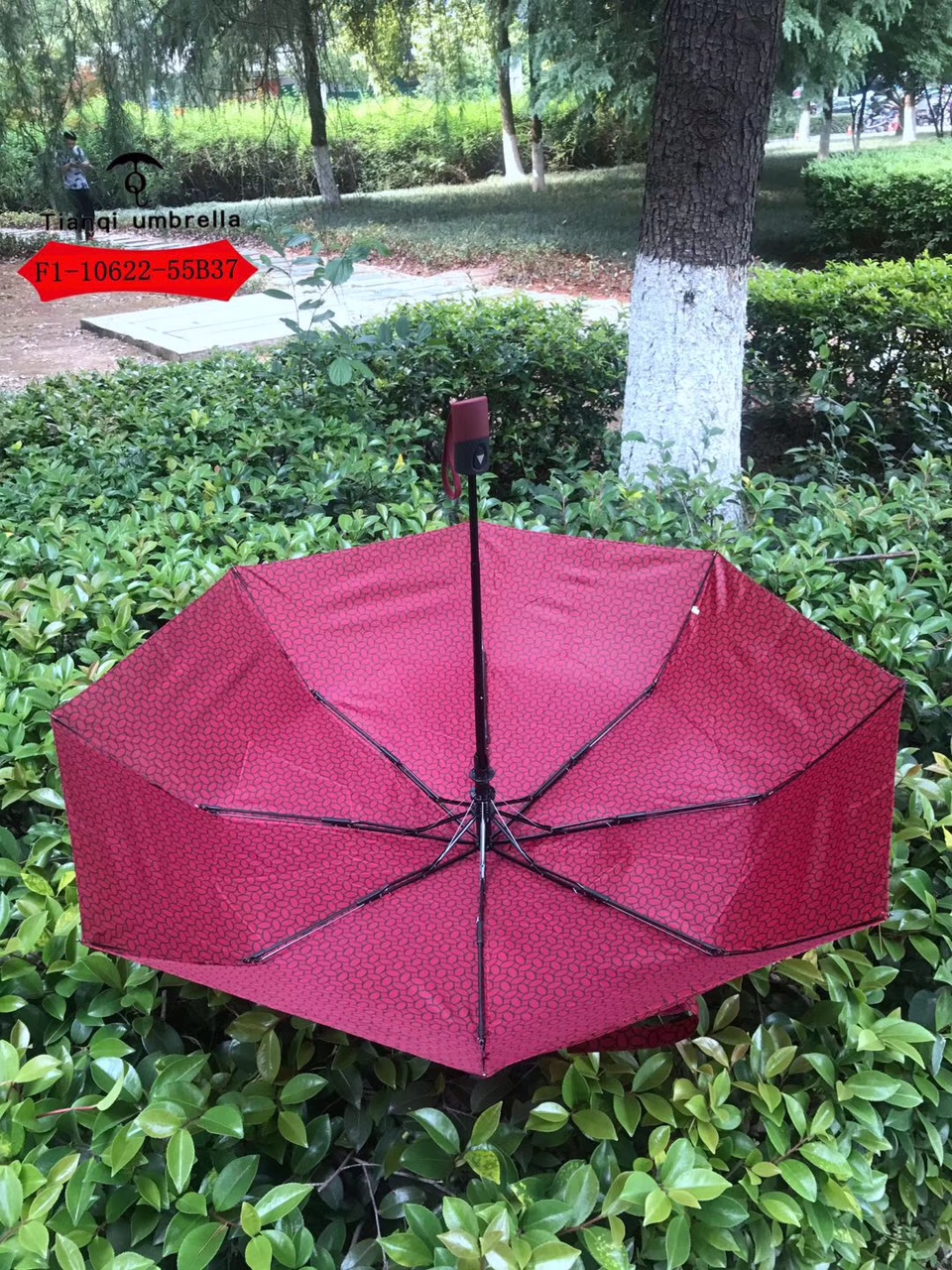 F1-10622-55B37三折自动防风防紫外线晴雨伞