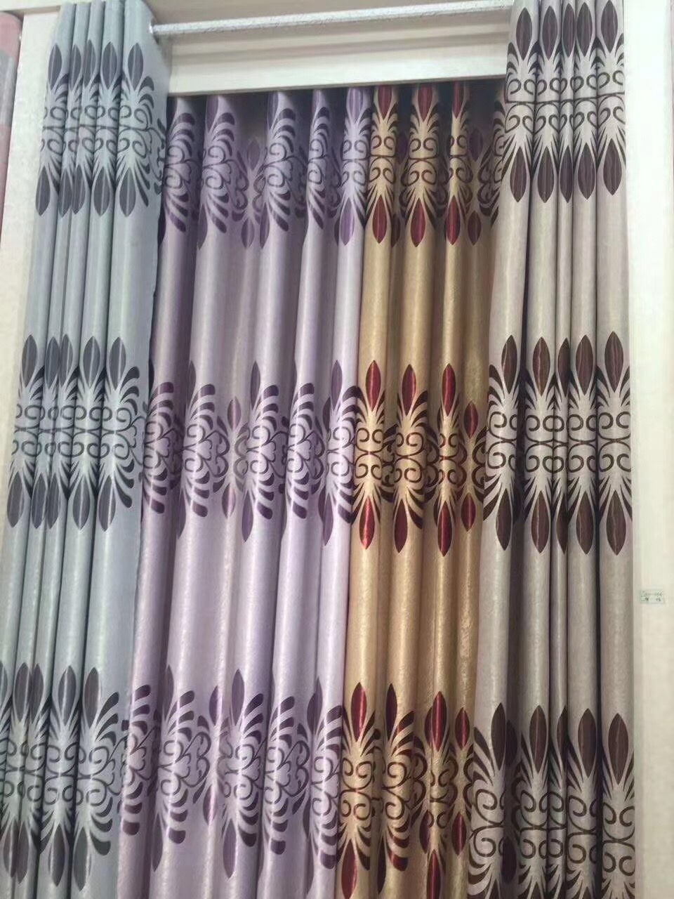 New jacquard fabric curtains are sold directly from the manufacturer with large discounts. Wholesale and retail are available