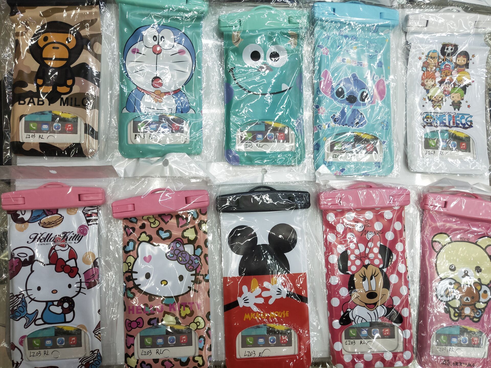 手机防水袋 PVC 防水袋 LZ03卡通手机防水袋 轻松熊详情图12