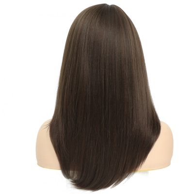 New best-selling long straight hair synthetic fiber headgear from Europe and America Application Scenario