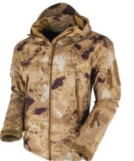 Sharkskin down jacket, outdoor camouflage down jacket Item Picture