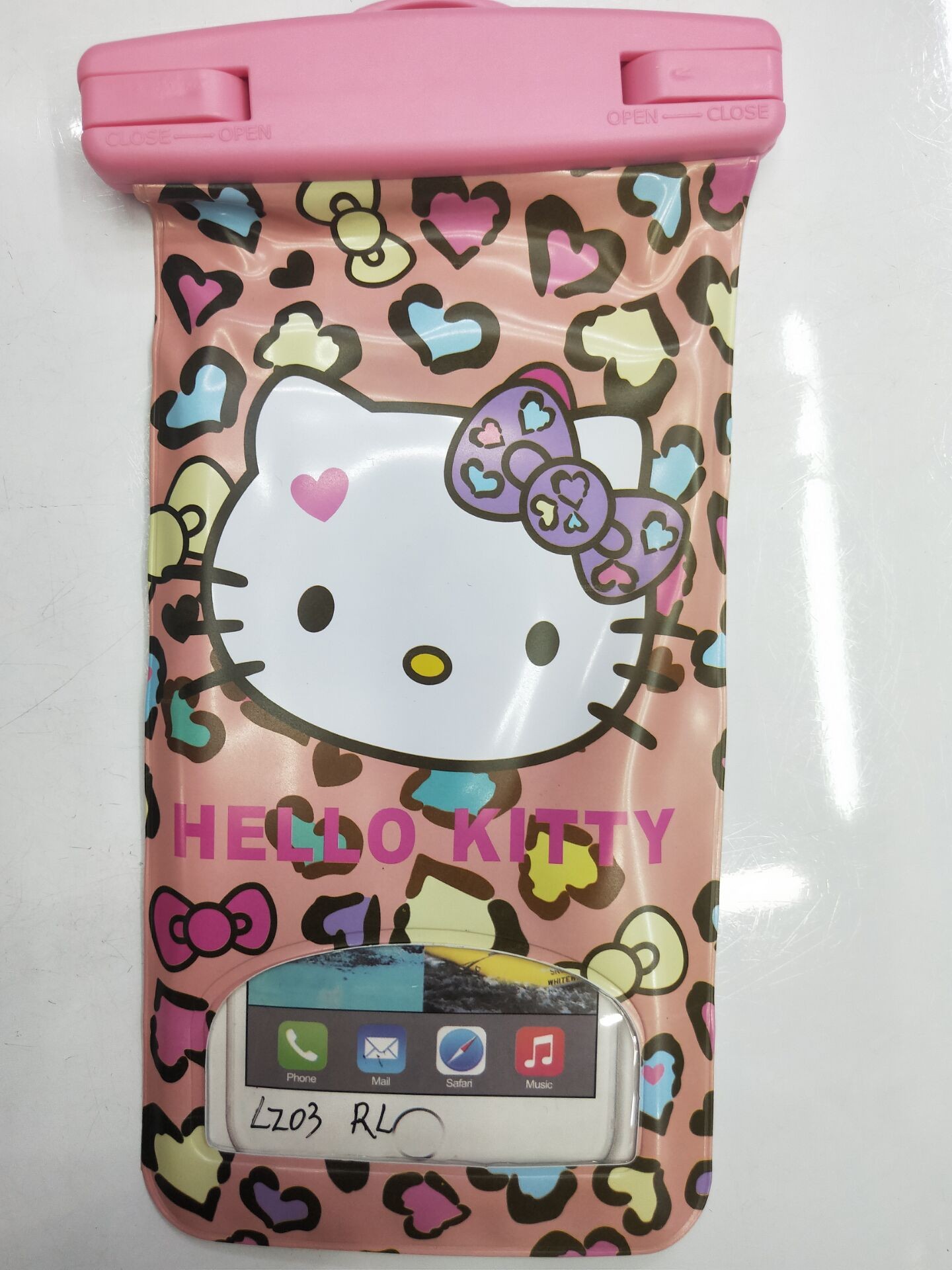 手机防水袋 PVC 防水袋 LZ03卡通手机防水袋 KT 小心心详情图1