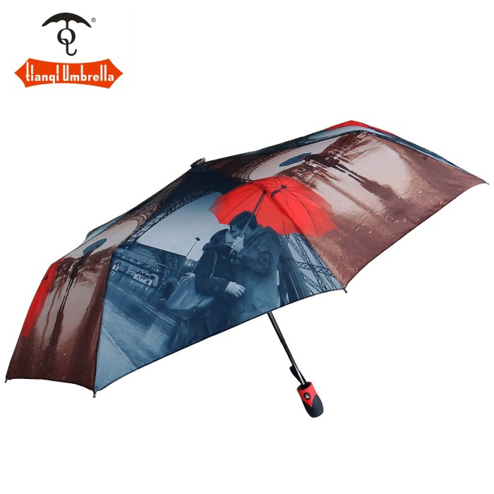 自动晴雨两用雨伞/自动防风雨伞/防紫外线折叠伞细节图