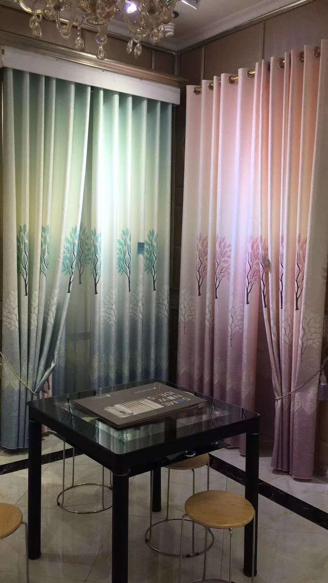 Welcome to purchase the 2021 new modern printed curtains in a full range of colors Specification image