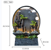 Bonsai, feng shui layout, feng Shui ball water wheel
